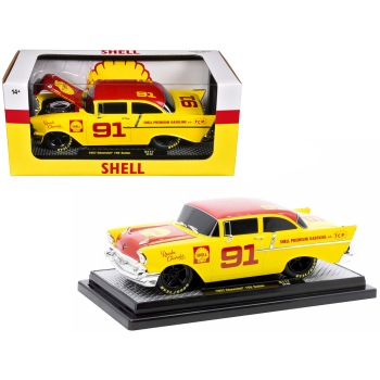 1957 Chevrolet 150 Sedan #91 Shell - skala 1:24 - M2 Machines